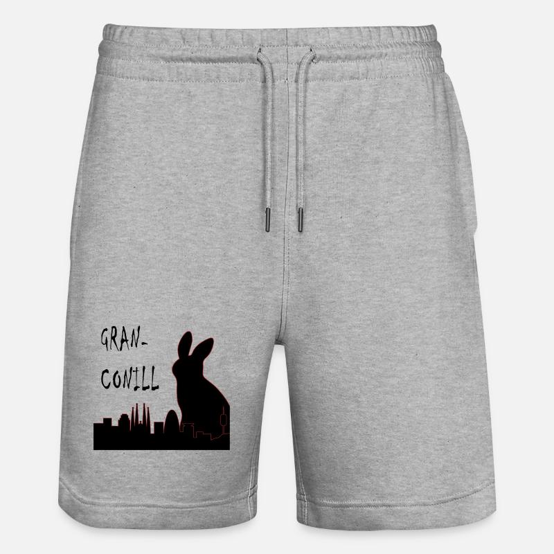 Granconill à Barcelone - Short de jogging bio TRAINER Stanley/Stella unisexe - gris chiné