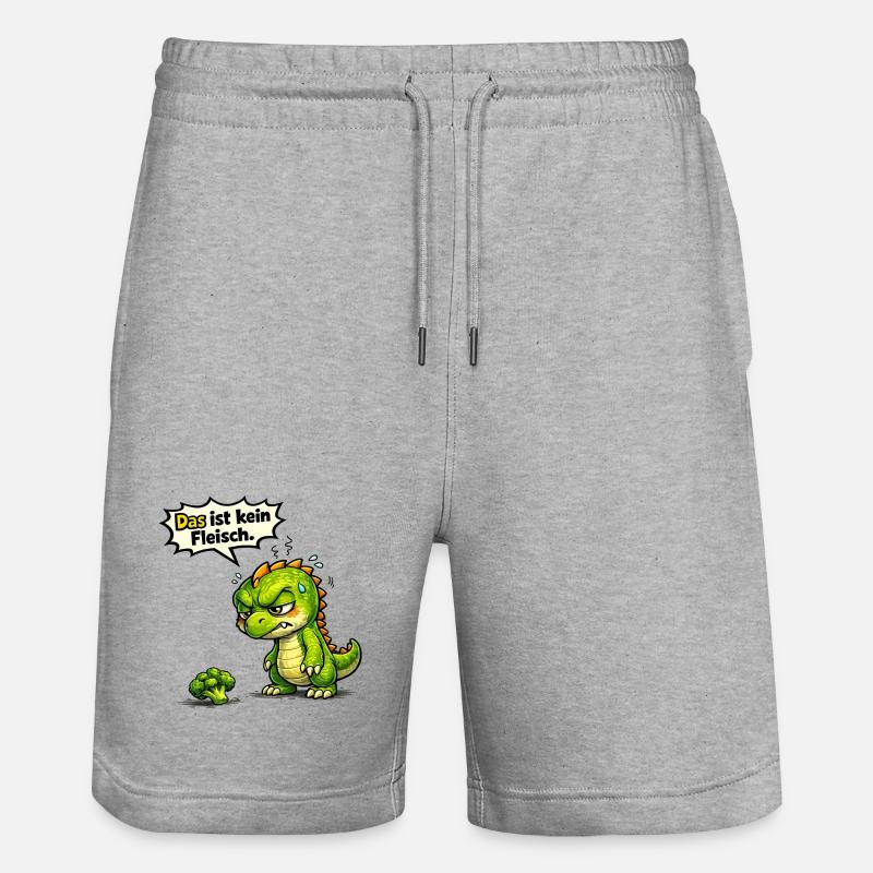 Motif de déclaration de costume drôle - Short de jogging bio TRAINER Stanley/Stella unisexe - gris chiné