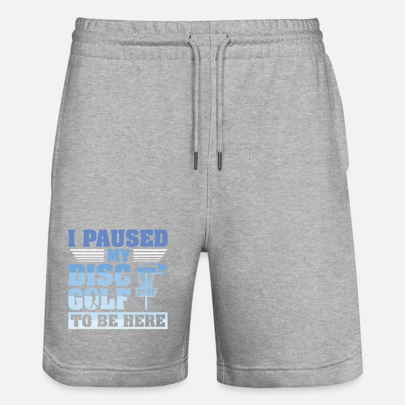 Cadeaux de disc golf Disc Golf - Short de jogging bio TRAINER Stanley/Stella unisexe - gris chiné