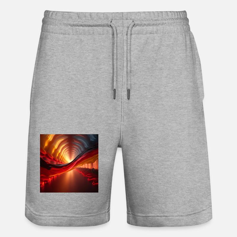 drapeaux Allemagne - Short de jogging bio TRAINER Stanley/Stella unisexe - gris chiné