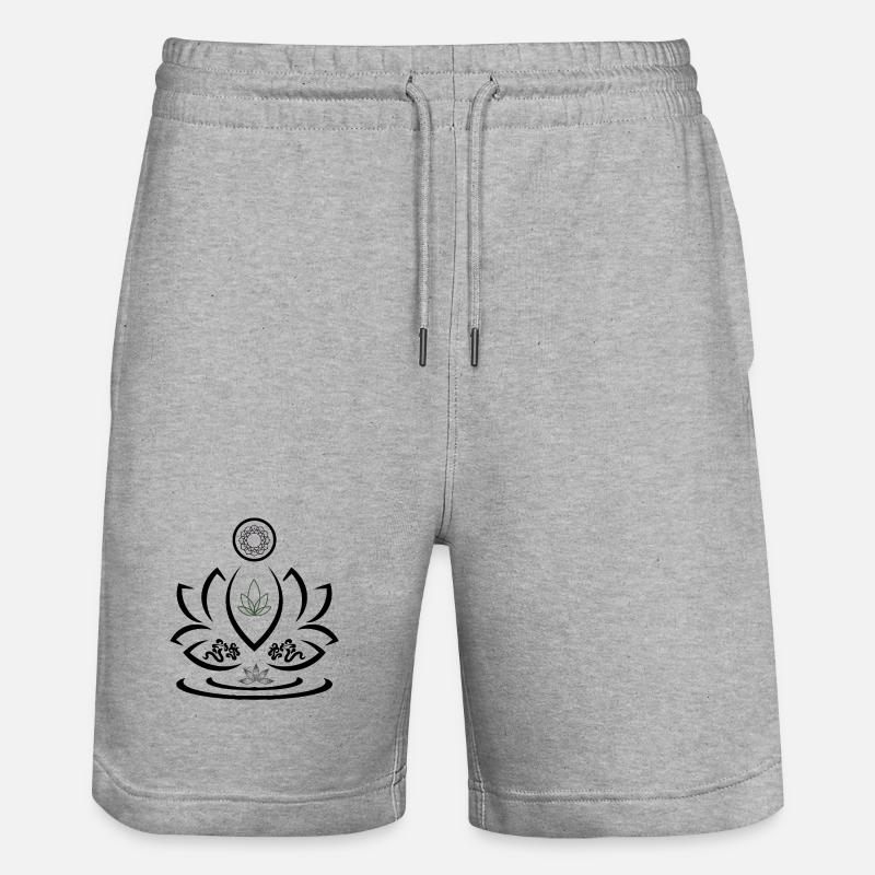 Modèles de l’Est - Short de jogging bio TRAINER Stanley/Stella unisexe - gris chiné