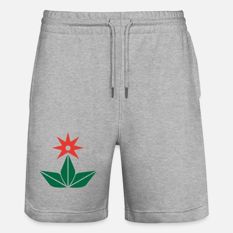 Astroflora_zero - Short de jogging bio TRAINER Stanley/Stella unisexe - gris chiné