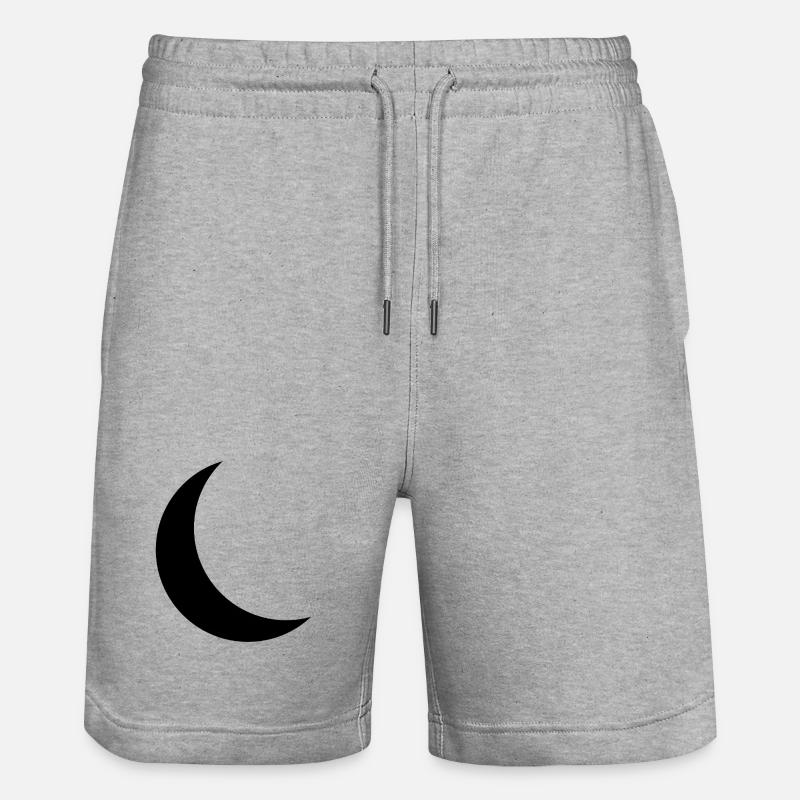 Croissant de lune - Short de jogging bio TRAINER Stanley/Stella unisexe - gris chiné