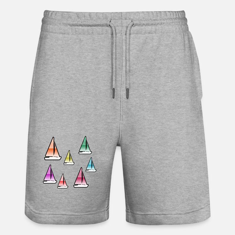 Voile - Short de jogging bio TRAINER Stanley/Stella unisexe - gris chiné