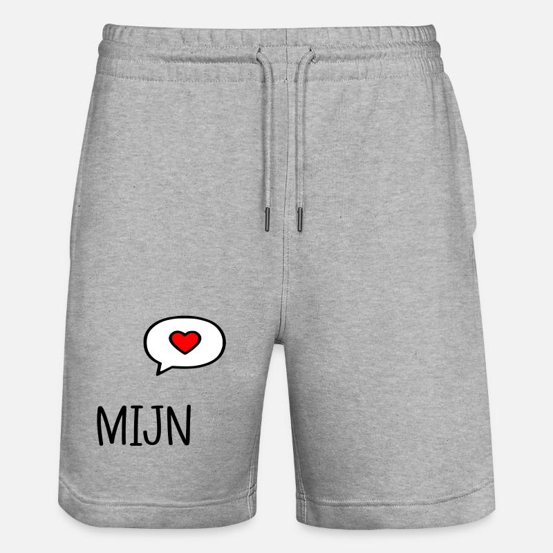 Cœur de la Relation - Anglais Mon - Short de jogging bio TRAINER Stanley/Stella unisexe - gris chiné