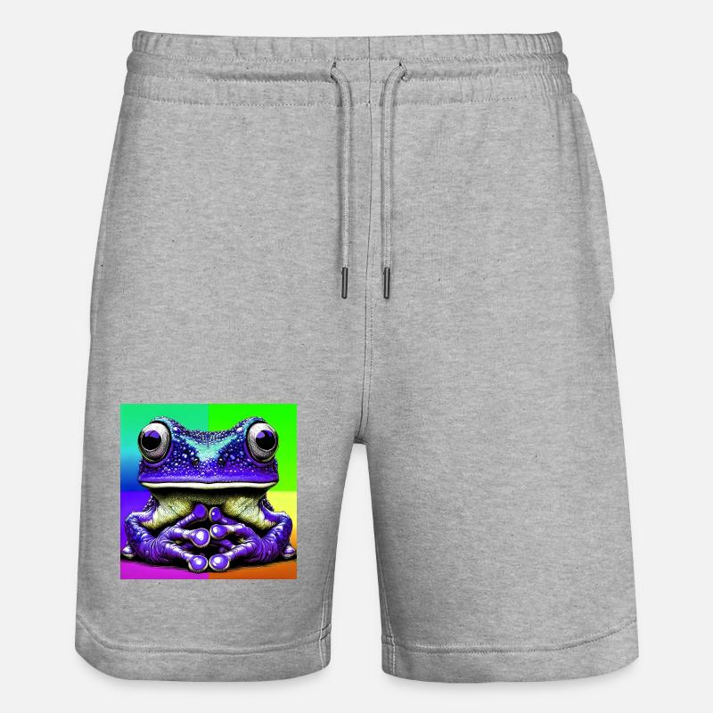 grenouille - Short de jogging bio TRAINER Stanley/Stella unisexe - gris chiné