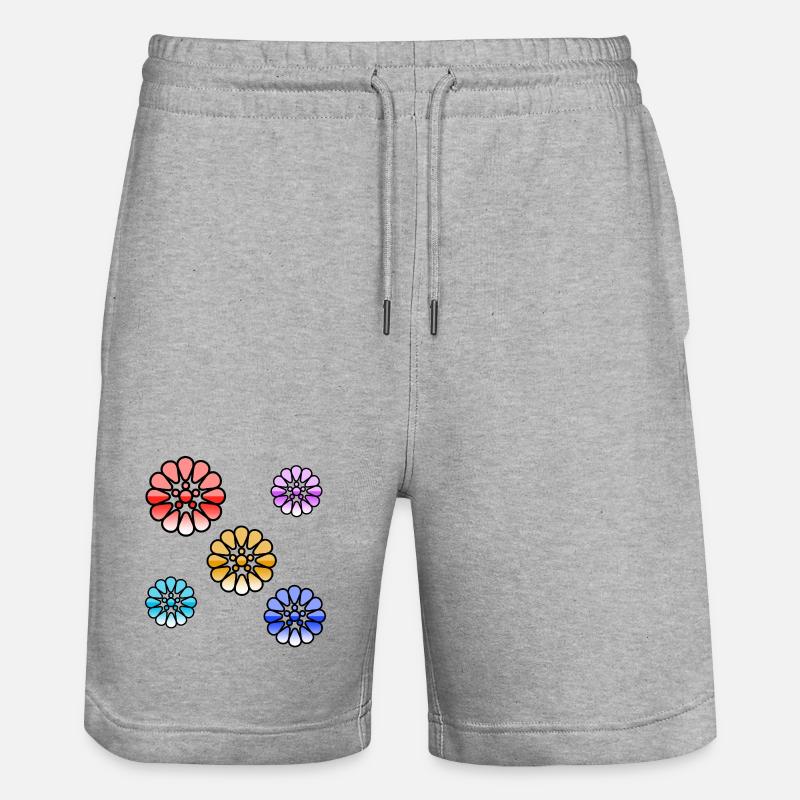 Fleur - Short de jogging bio TRAINER Stanley/Stella unisexe - gris chiné