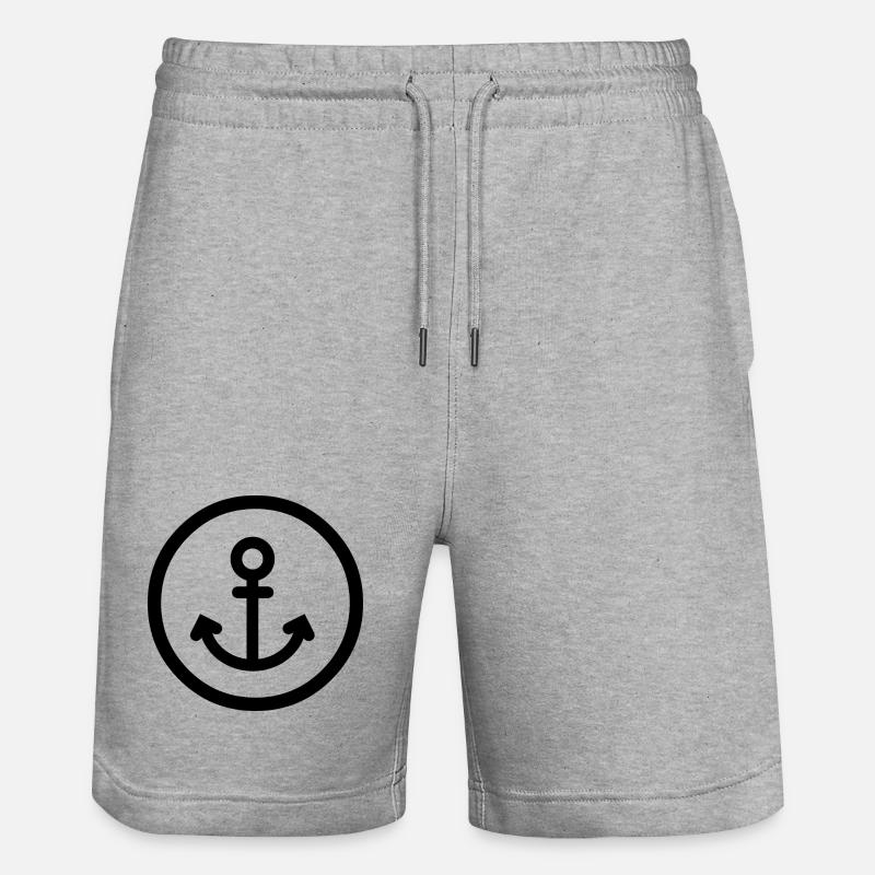 Voile - Short de jogging bio TRAINER Stanley/Stella unisexe - gris chiné