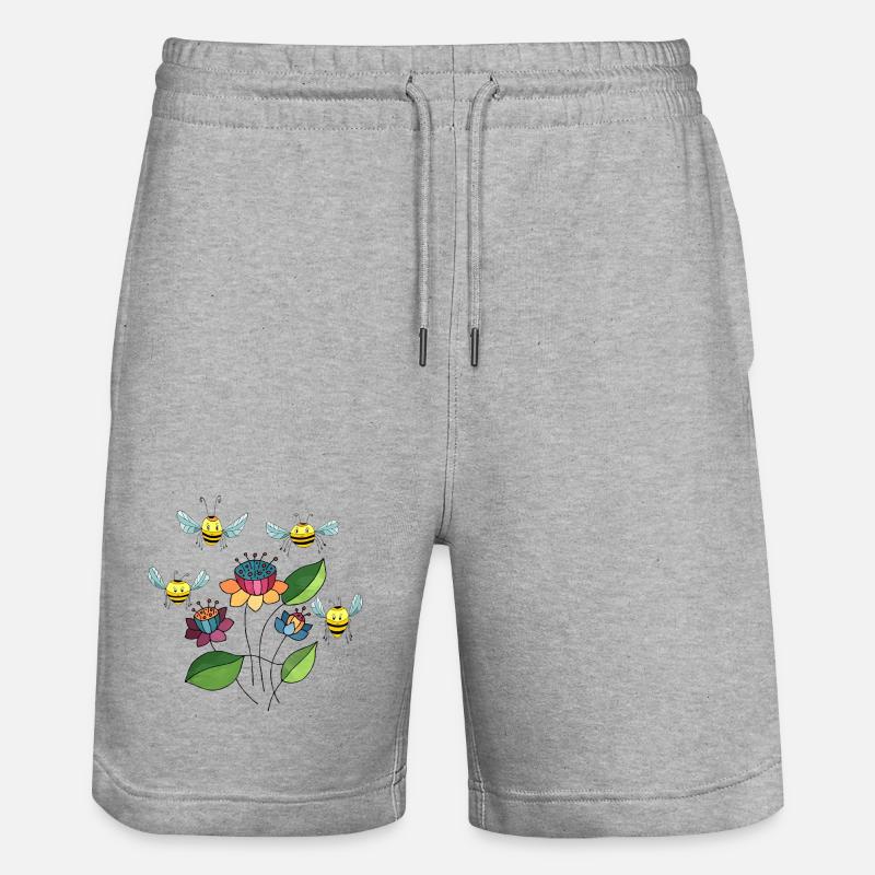 Insectes - Short de jogging bio TRAINER Stanley/Stella unisexe - gris chiné