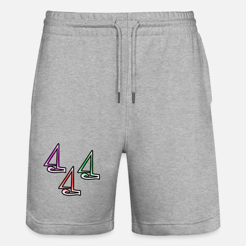 Voile - Short de jogging bio TRAINER Stanley/Stella unisexe - gris chiné