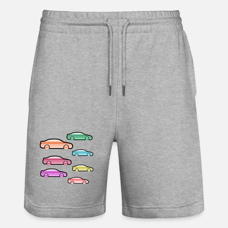 Automobiles - Short de jogging bio TRAINER Stanley/Stella unisexe - gris chiné