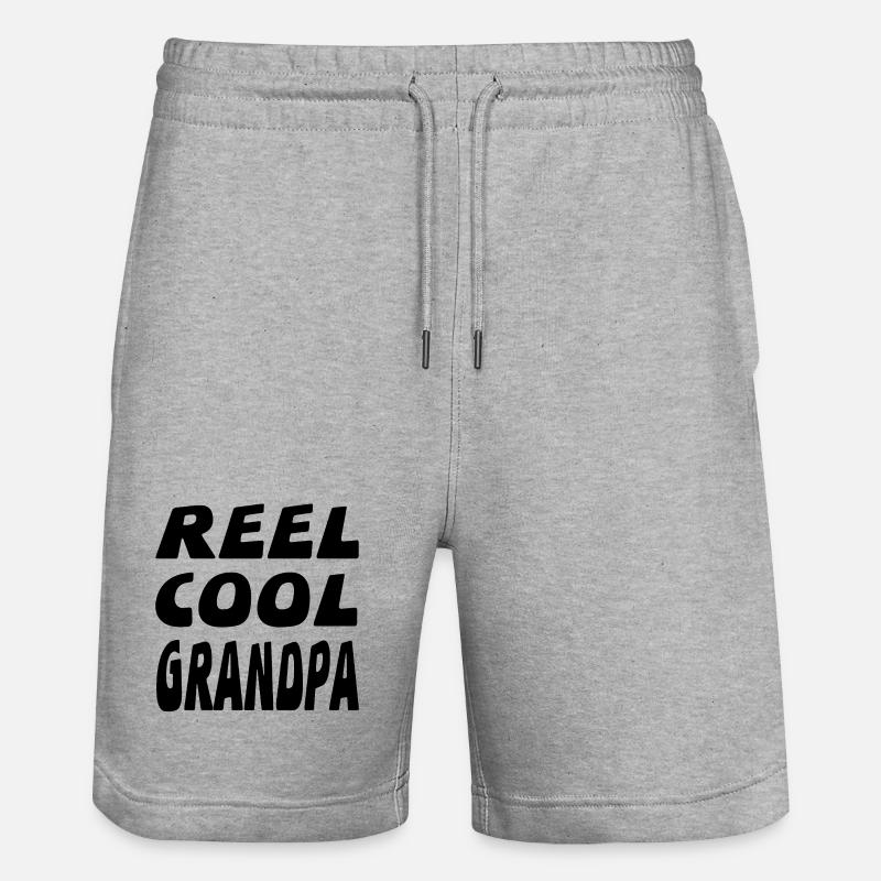 Grand-père - Short de jogging bio TRAINER Stanley/Stella unisexe - gris chiné