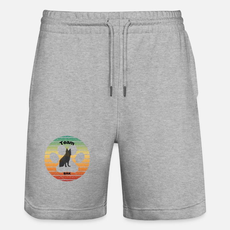 Équipe Bak - Short de jogging bio TRAINER Stanley/Stella unisexe - gris chiné