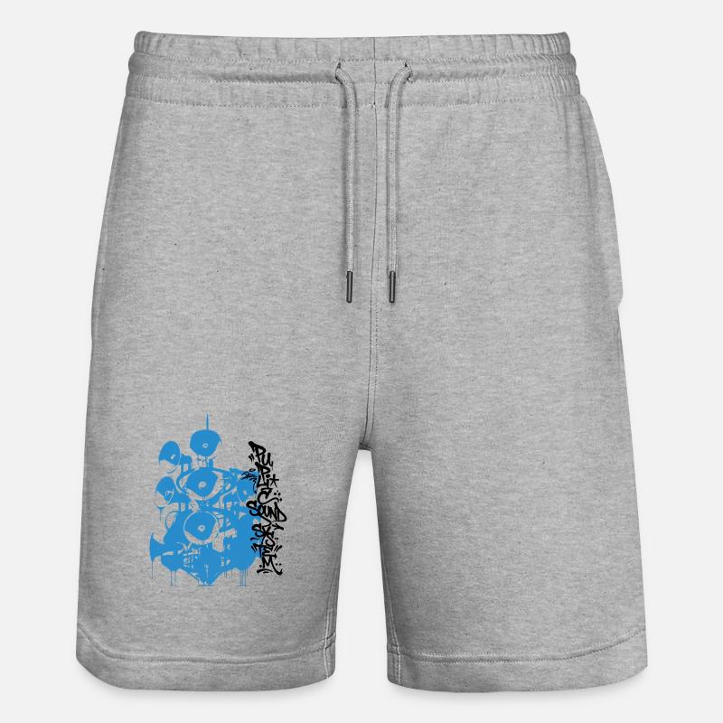 Public Soundsystem - Short de jogging bio TRAINER Stanley/Stella unisexe - gris chiné