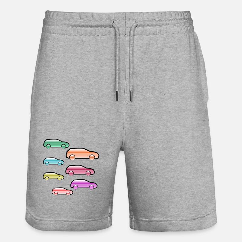 Automobiles - Short de jogging bio TRAINER Stanley/Stella unisexe - gris chiné
