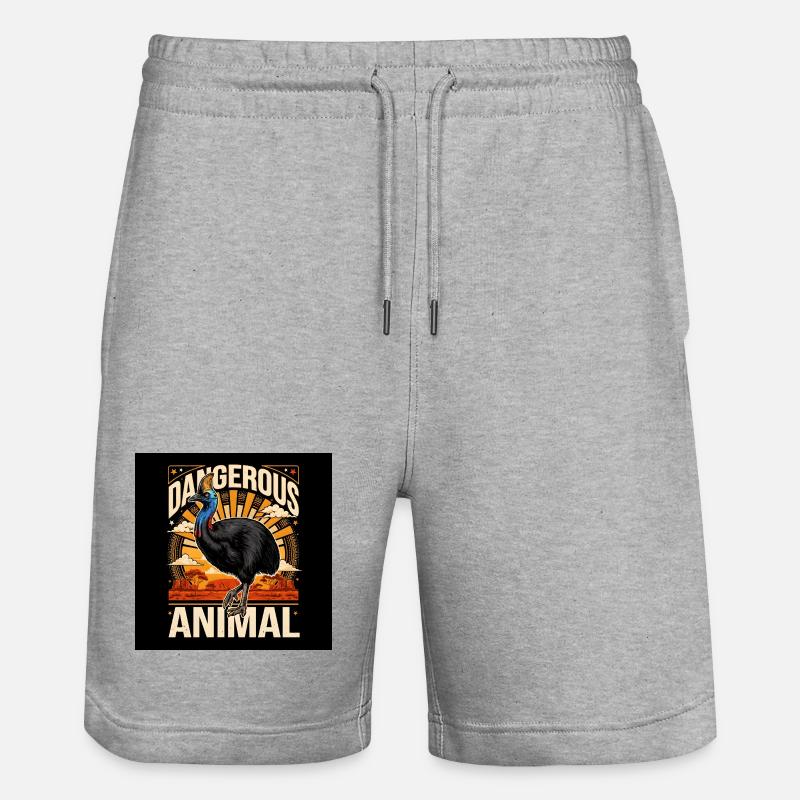 Extrêmement périlleux - Short de jogging bio TRAINER Stanley/Stella unisexe - gris chiné