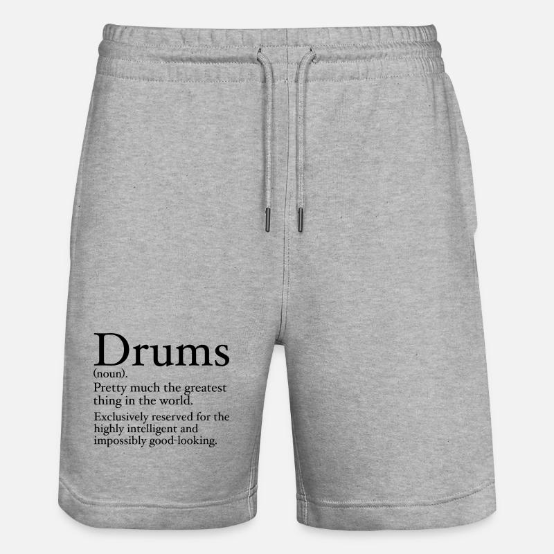 Drôle Drummer Définition - Short de jogging bio TRAINER Stanley/Stella unisexe - gris chiné