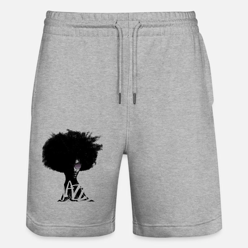 Jazz - Short de jogging bio TRAINER Stanley/Stella unisexe - gris chiné