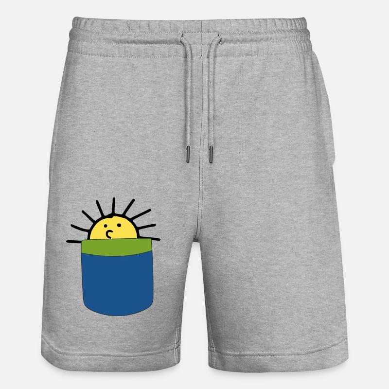 Soleil - Short de jogging bio TRAINER Stanley/Stella unisexe - gris chiné