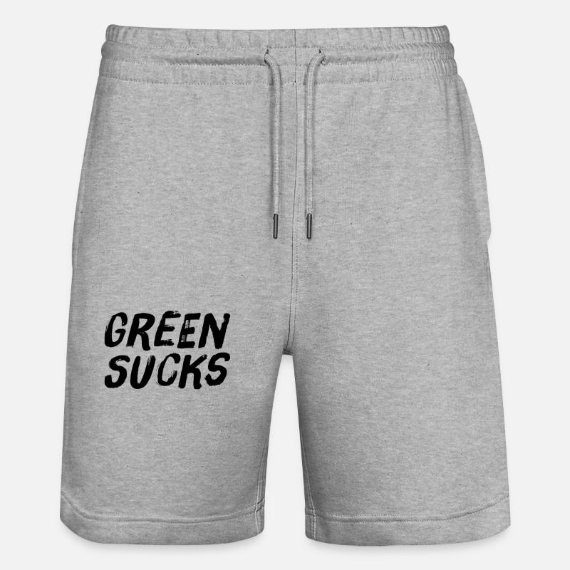 Engrais vert - Short de jogging bio TRAINER Stanley/Stella unisexe - gris chiné