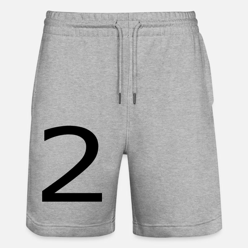 2 - Short de jogging bio TRAINER Stanley/Stella unisexe - gris chiné