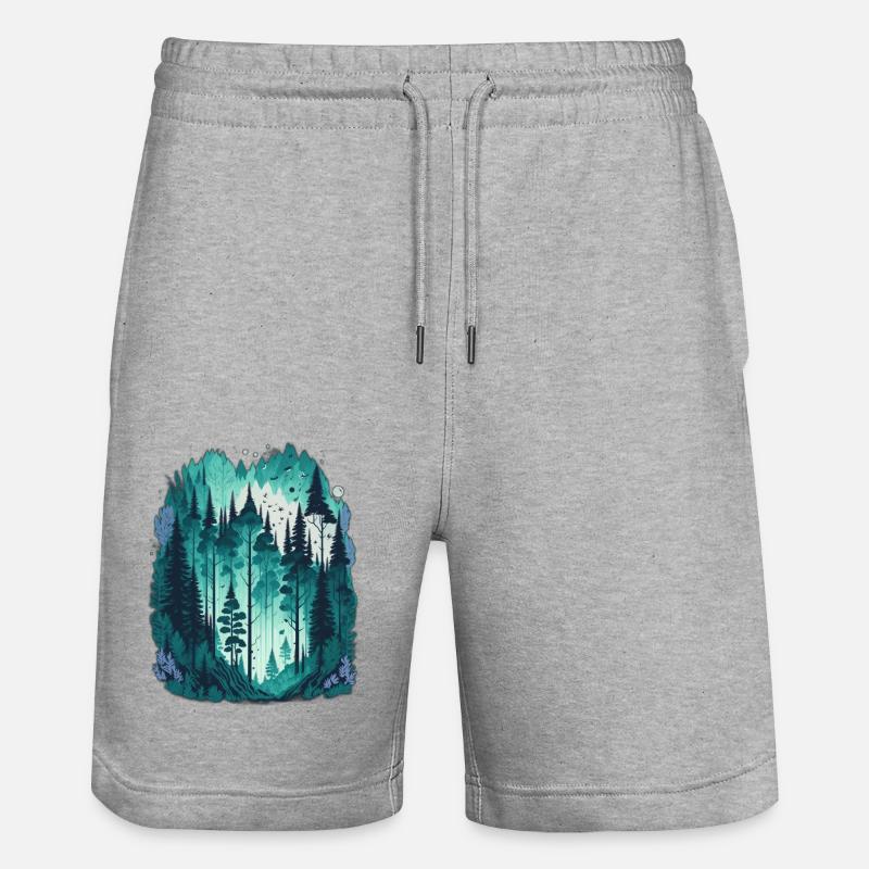 Pinède - Short de jogging bio TRAINER Stanley/Stella unisexe - gris chiné