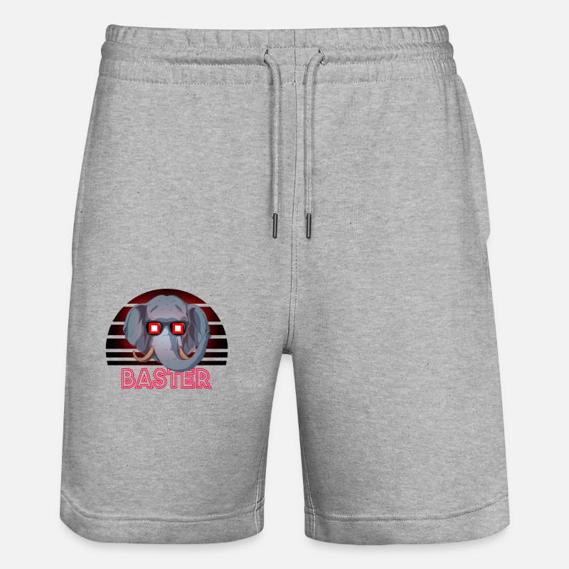 Baster - Short de jogging bio TRAINER Stanley/Stella unisexe - gris chiné