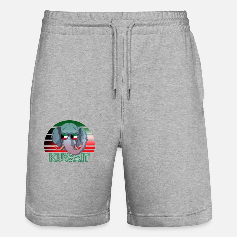 Koweït - Short de jogging bio TRAINER Stanley/Stella unisexe - gris chiné