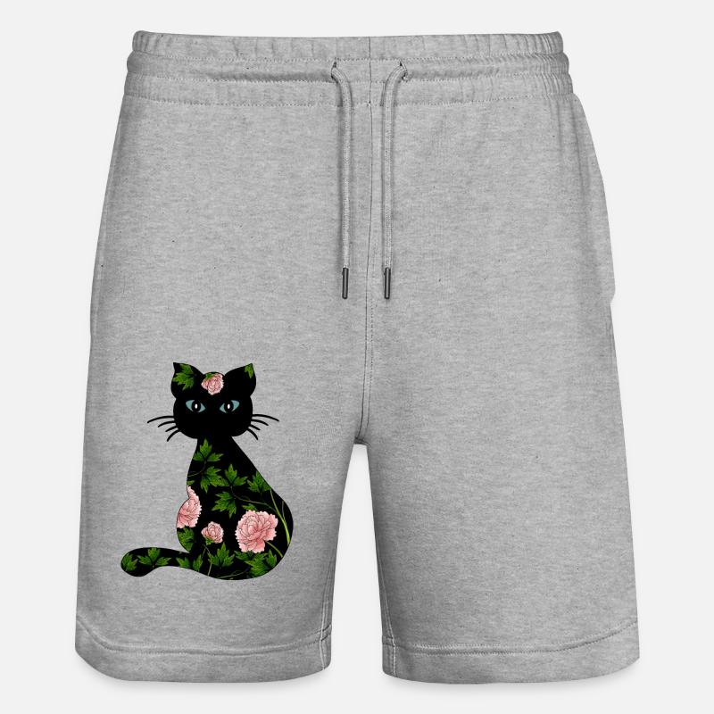 Chat - Short de jogging bio TRAINER Stanley/Stella unisexe - gris chiné