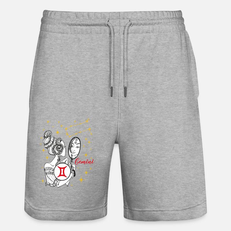 Gemini - Short de jogging bio TRAINER Stanley/Stella unisexe - gris chiné