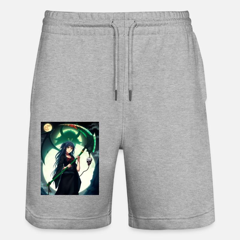 Conception de l’anime Fatalis - Short de jogging bio TRAINER Stanley/Stella unisexe - gris chiné