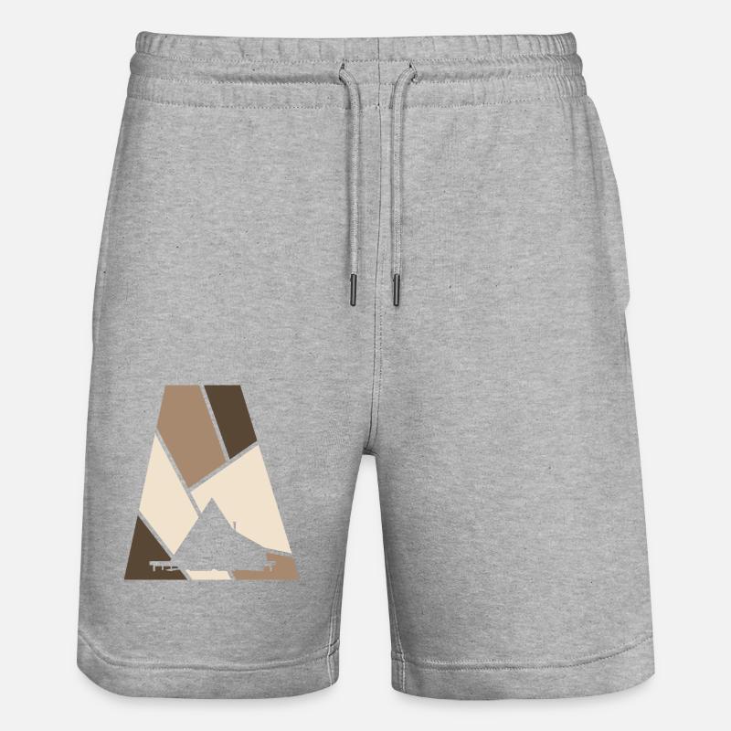 Maison moderne Glamping - Short de jogging bio TRAINER Stanley/Stella unisexe - gris chiné