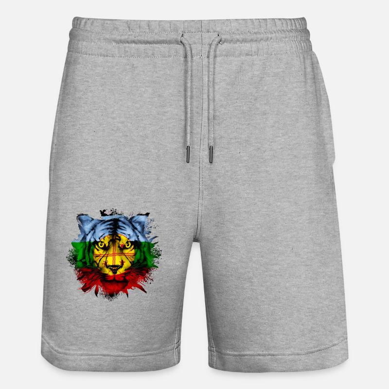 Mapuche - Short de jogging bio TRAINER Stanley/Stella unisexe - gris chiné