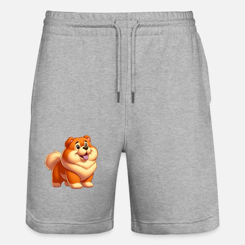 chowchow 3 - Short de jogging bio TRAINER Stanley/Stella unisexe - gris chiné