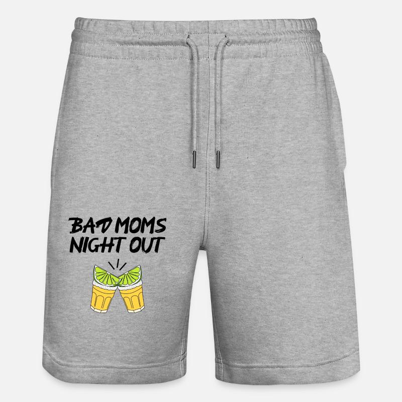 Soirée Bad Moms - Short de jogging bio TRAINER Stanley/Stella unisexe - gris chiné