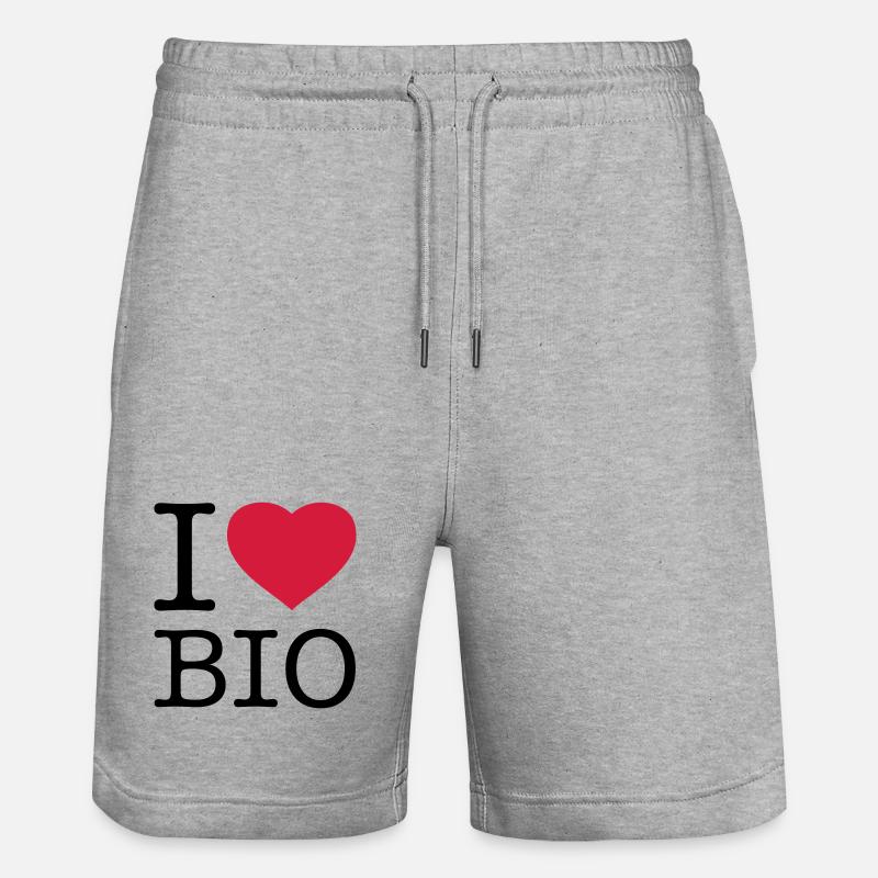 J’ADORE BIO - Short de jogging bio TRAINER Stanley/Stella unisexe - gris chiné