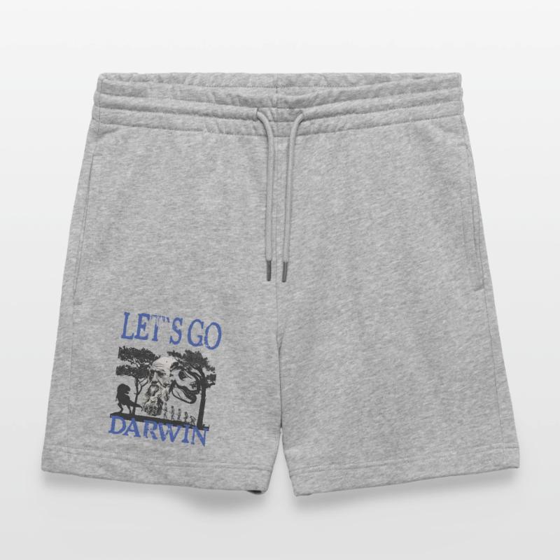 Charles Darwin Evolution textile Geschenkidee Stanley/Stella Unisex Bio Joggingshorts Trainer 