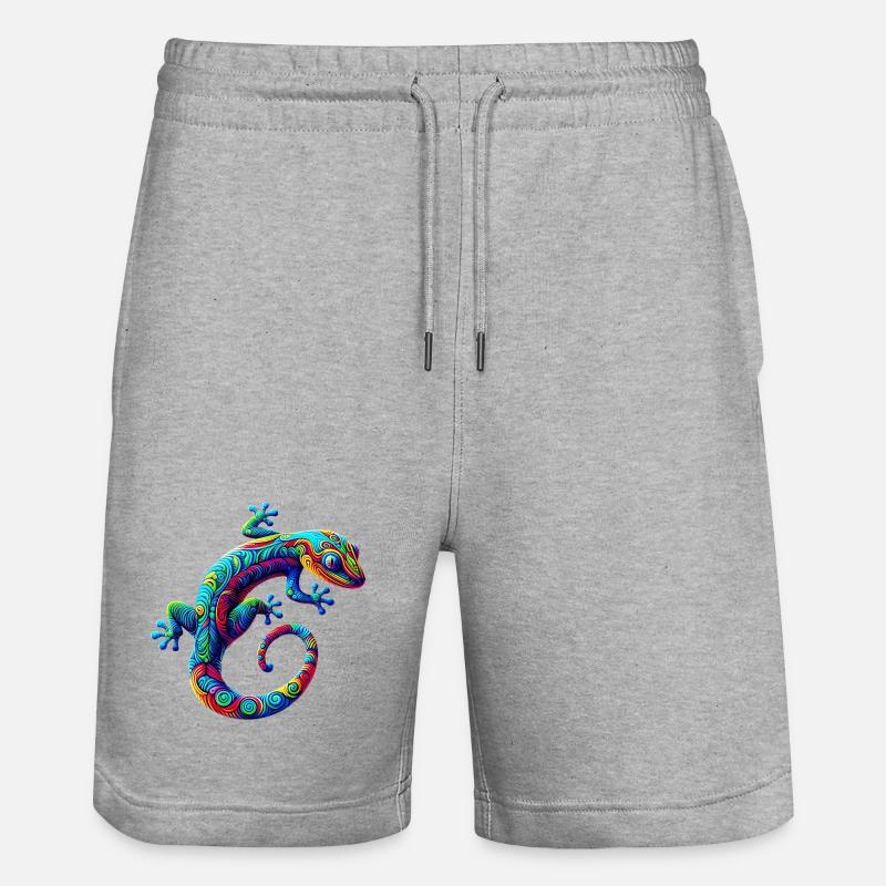 Gecko - Short de jogging bio TRAINER Stanley/Stella unisexe - gris chiné