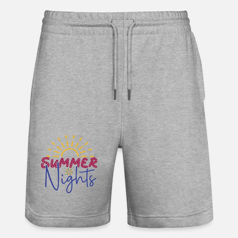 Nuits d’été - Short de jogging bio TRAINER Stanley/Stella unisexe - gris chiné