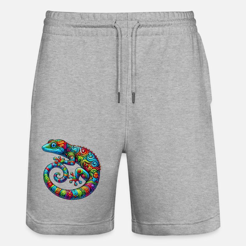 Gecko - Short de jogging bio TRAINER Stanley/Stella unisexe - gris chiné