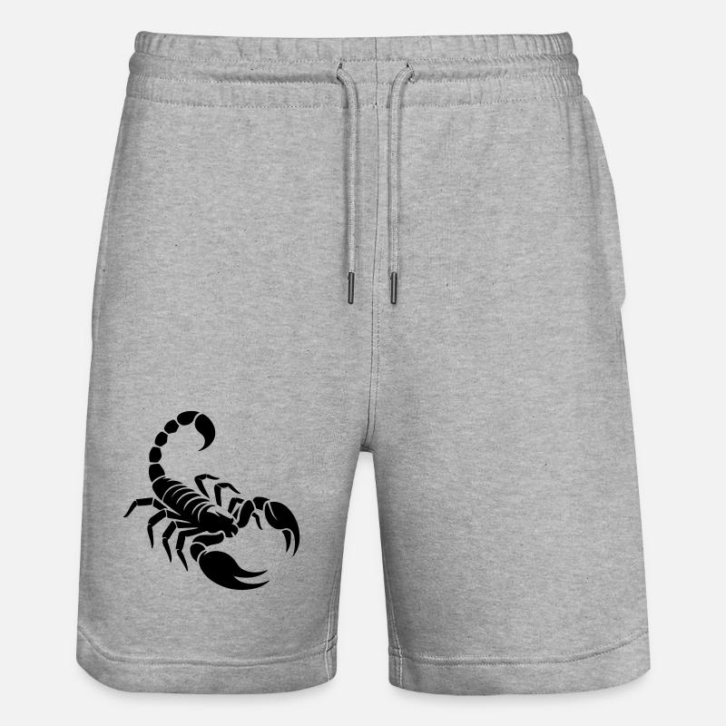 Scorpion - Short de jogging bio TRAINER Stanley/Stella unisexe - gris chiné