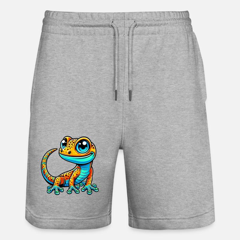 Gecko - Short de jogging bio TRAINER Stanley/Stella unisexe - gris chiné