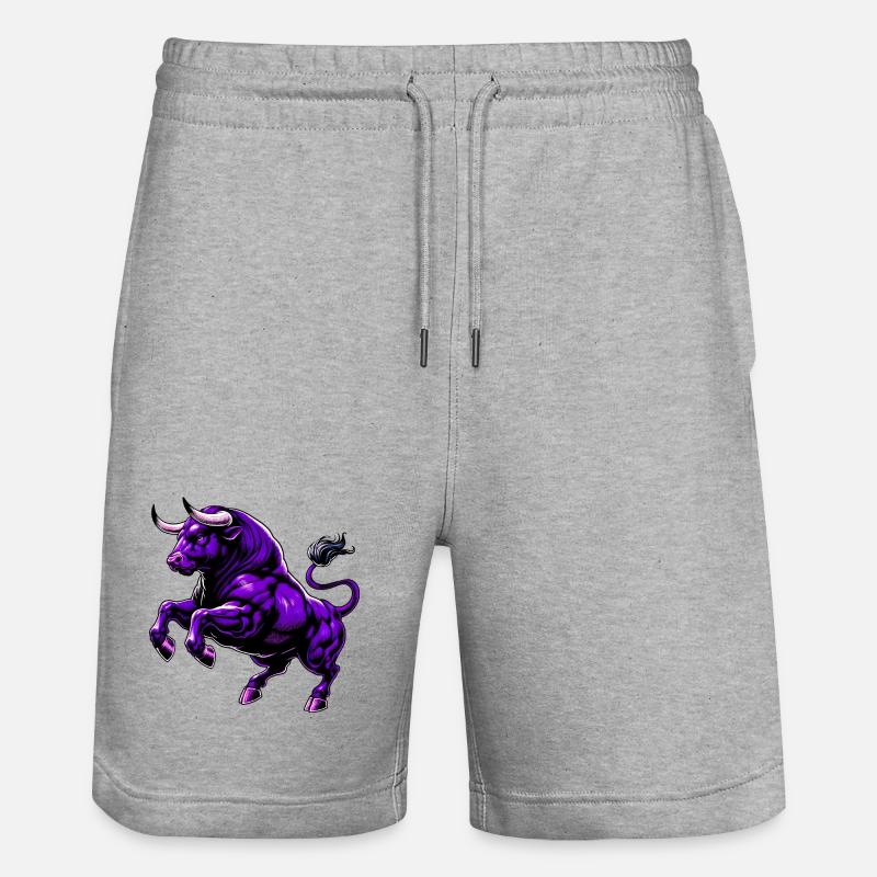 Taureau - Short de jogging bio TRAINER Stanley/Stella unisexe - gris chiné
