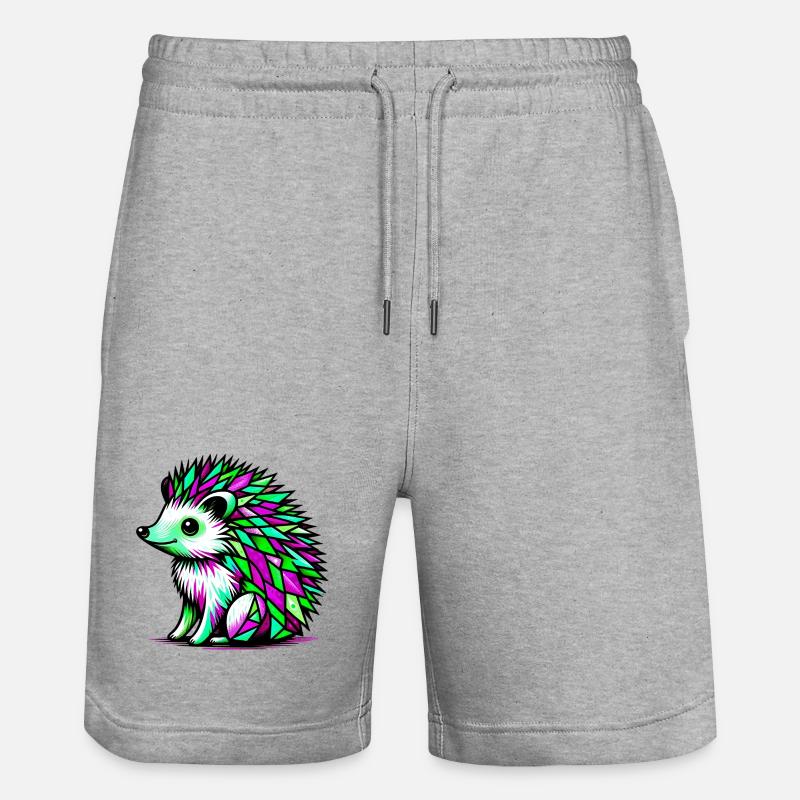 Hérisson - Short de jogging bio TRAINER Stanley/Stella unisexe - gris chiné