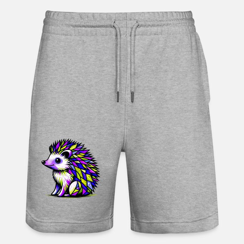 Hérisson - Short de jogging bio TRAINER Stanley/Stella unisexe - gris chiné