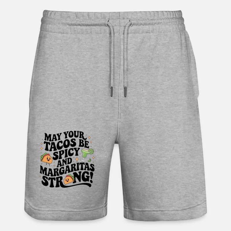 Tacos Sinco de Mayo - Short de jogging bio TRAINER Stanley/Stella unisexe - gris chiné