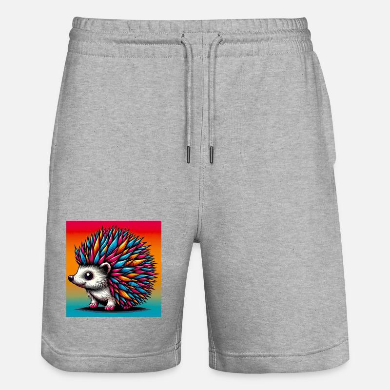 hérisson - Short de jogging bio TRAINER Stanley/Stella unisexe - gris chiné