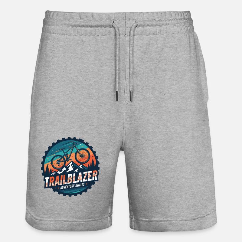 Aventure de VTT Trailblazer - Short de jogging bio TRAINER Stanley/Stella unisexe - gris chiné