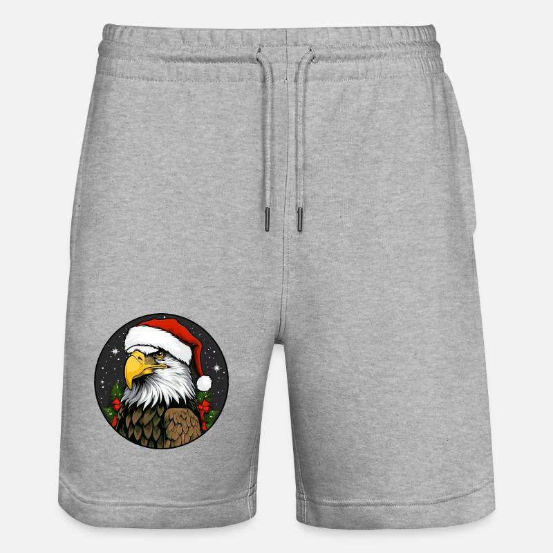 Noël de l’aigle - Short de jogging bio TRAINER Stanley/Stella unisexe - gris chiné