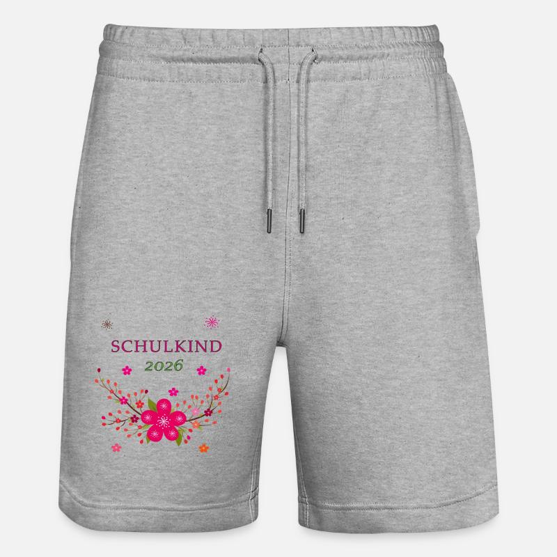 Écolier 2026 - Short de jogging bio TRAINER Stanley/Stella unisexe - gris chiné